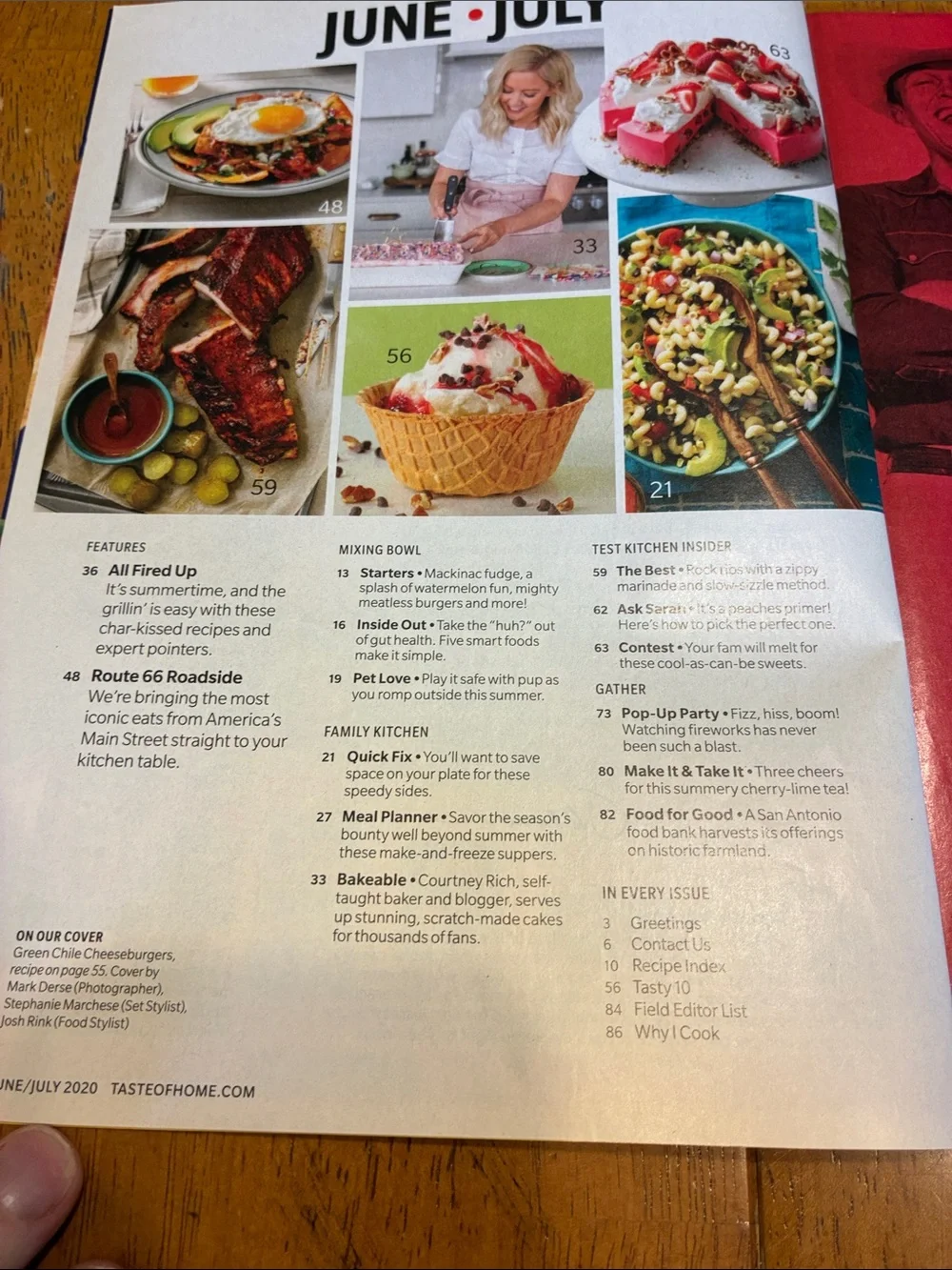 Lot of three Taste of Home cooking magazines